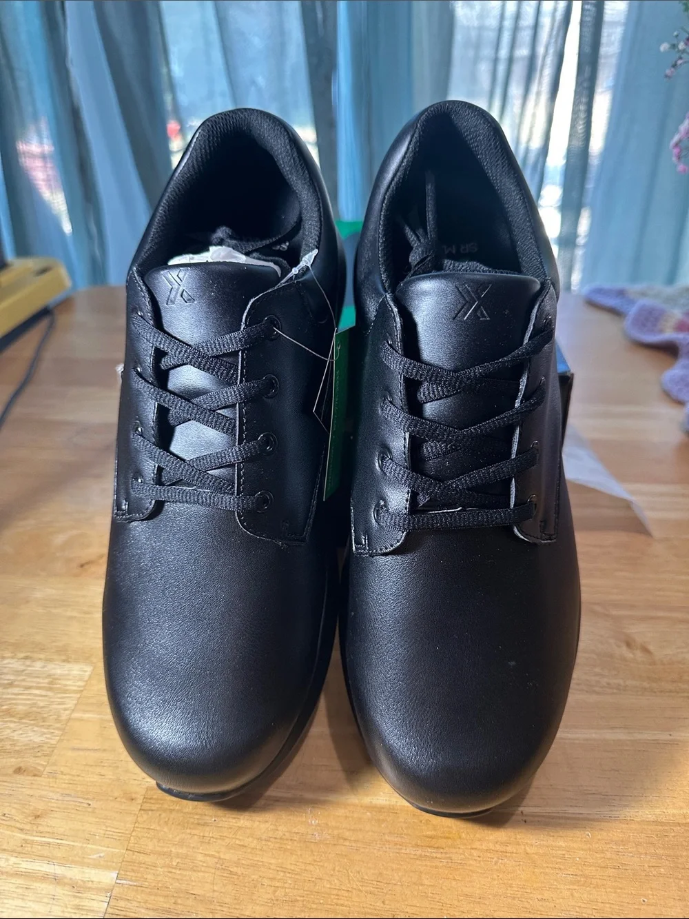 🤩Men's Black Work Casual Lace-Up Shoes 🎁4